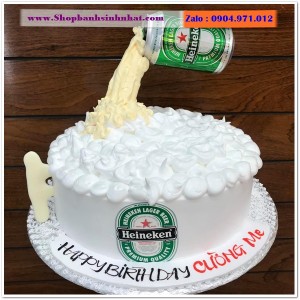 Bánh Sinh Nhật Hình Lon Bia Chai Rượu - LK51